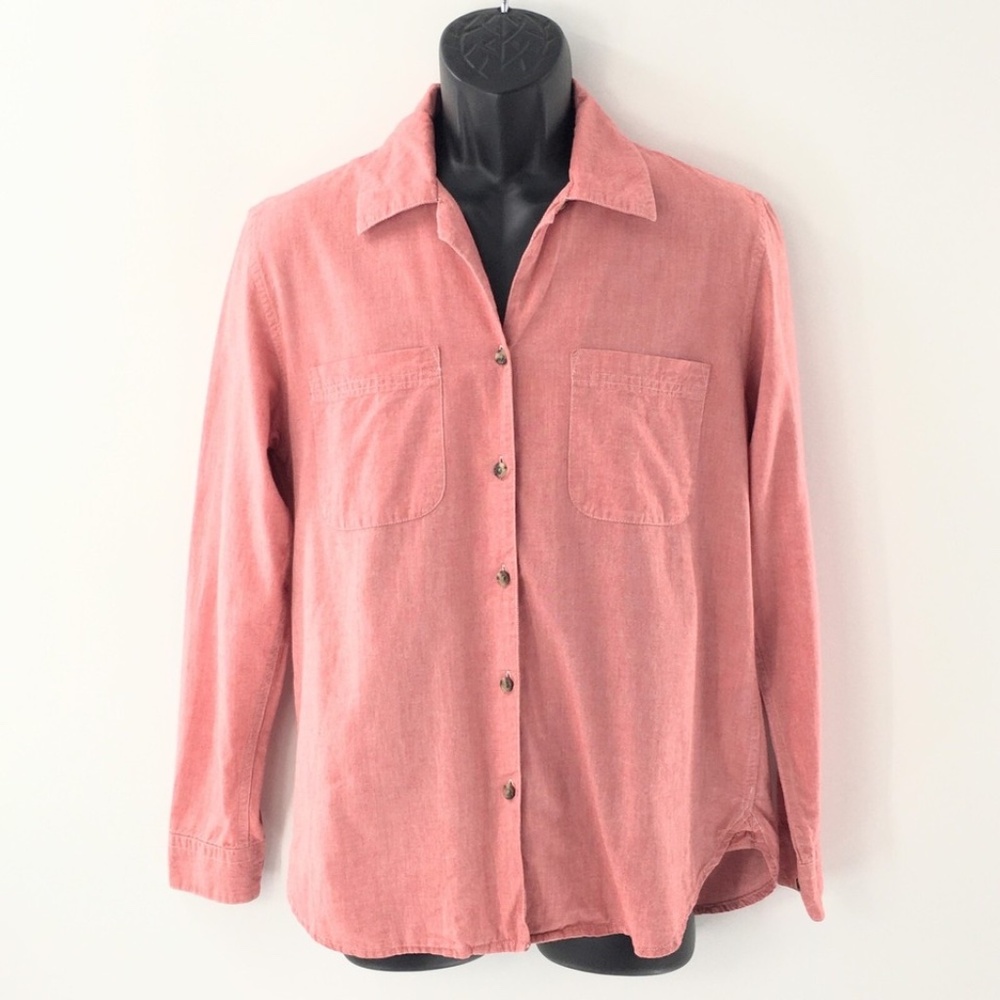 Filson Rose Pink Long-Sleeve Button-Down Shirt